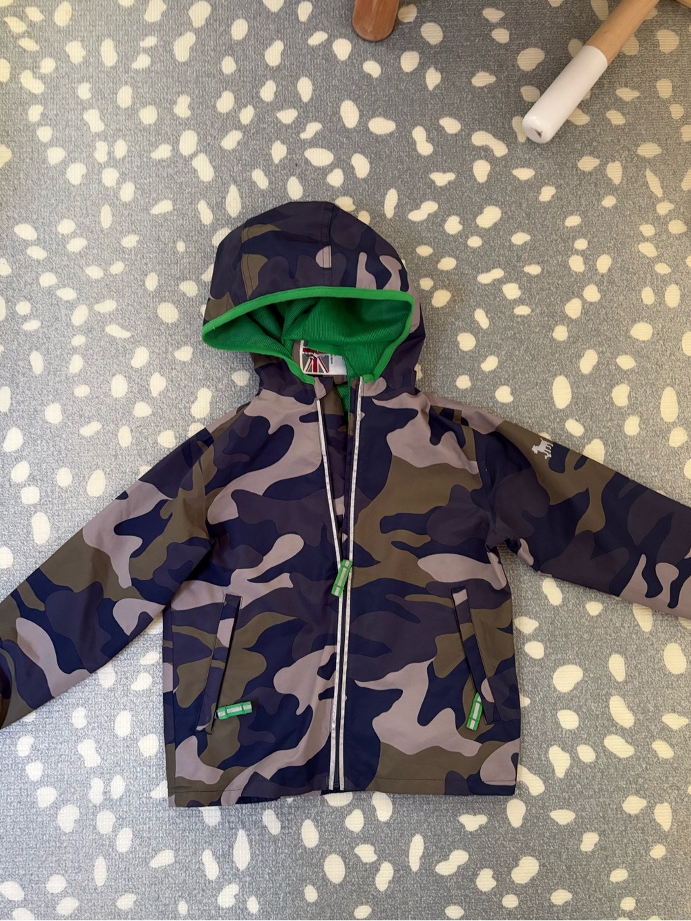 Mini Boden Camo Raincoat